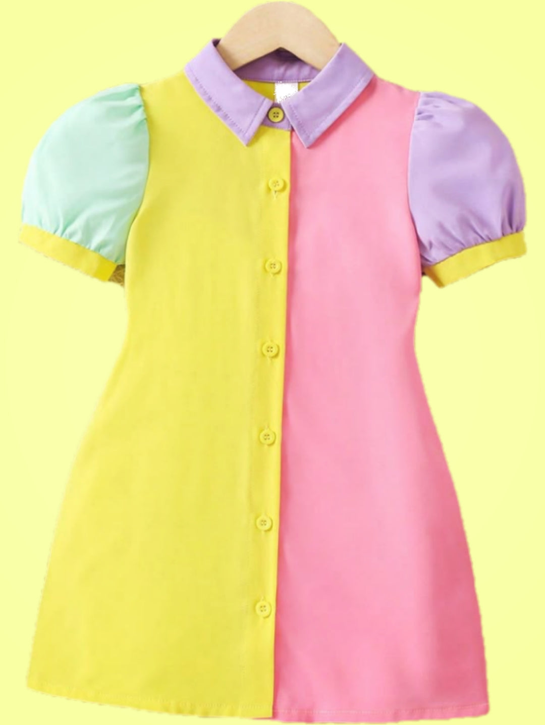 Pastel Pop Casual Dress