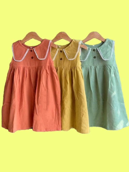 Color Me Happy Cotton 3 Dresses combo pack